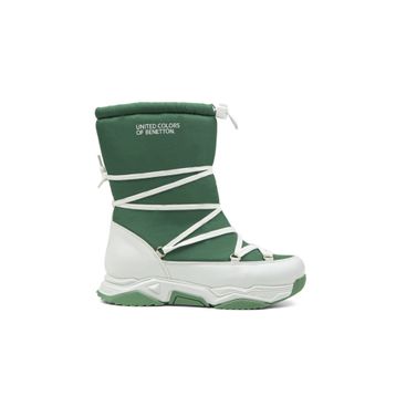 Benetton BN-30392 Yeşil Beyaz Kadın Bot