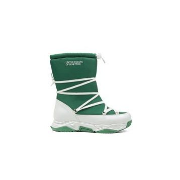 Benetton BN-30392 Yeşil Beyaz Kadın Bot