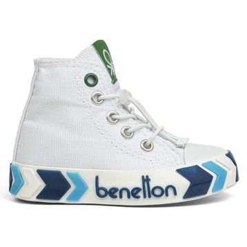 Benetton BN-30646 3394 Beyaz Lacivert Çocuk Spor Ayakkabı