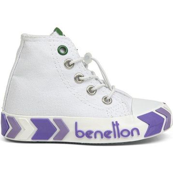Benetton BN-30646 3394 Beyaz Lacivert Çocuk Spor Ayakkabı