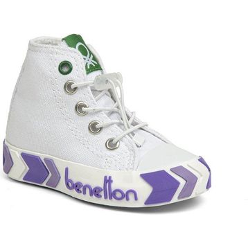 Benetton BN-30646 3394 Beyaz Lacivert Çocuk Spor Ayakkabı