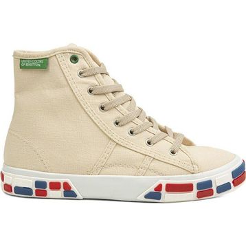 Benetton BN-30690-3114 Bej Kadın Spor Ayakkabı