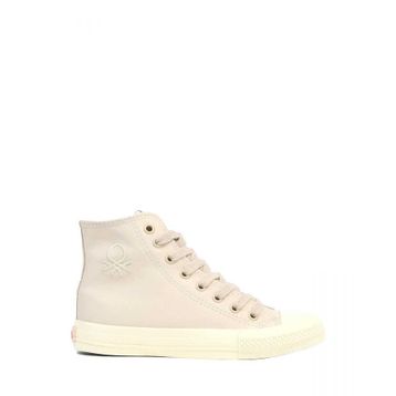 Benetton BN-31042 Bej Kadın Spor Ayakkabı