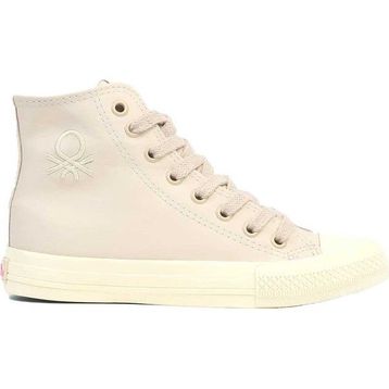 Benetton BN-31042 Bej Kadın Spor Ayakkabı