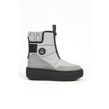Benetton BN-50068-3695 Gri Kadın Bot