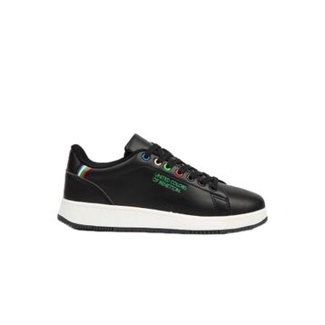 Benetton BNI-10060 Siyah-Beyaz Kadın Ayakkabı