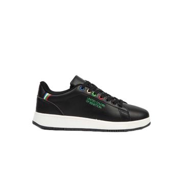 Benetton BNI-10060 Siyah-Beyaz Kadın Ayakkabı