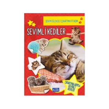 Benim Eğlenceli Çıkartma Kitabım Sevimli Kediler