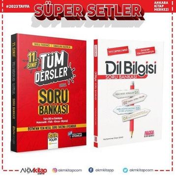 Benim Hocam 11.Sınıf Sayısal ve Akm Dil Bilgisi Soru Bankası Seti 2 Kitap
