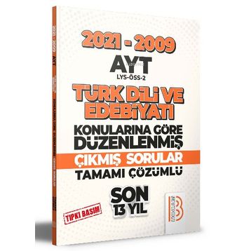 Benim Hocam 2009 2021 AYT Türk Dili ve Edebiyatı Son 13 Yıl Tıpkı Basım Çözümlü Çıkmış Sorular