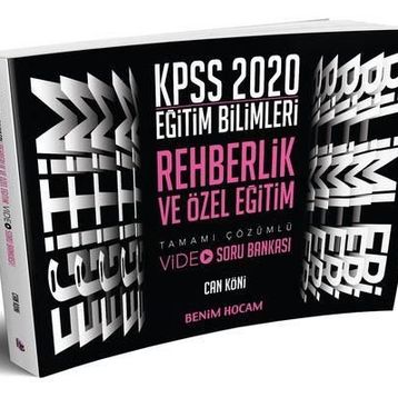 Benim Hocam 2020 KPSS Eğitim Bilimleri Rehberlik ve Özel Eğitim Video Ders Notları - Kolektif