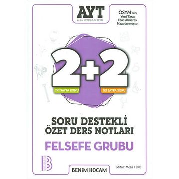 Benim Hocam AYT Felsefe Grubu Soru Destekli Özel Ders Notları
