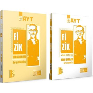 Benim Hocam AYT Fizik Soru Bankası ve Video Ders Notları 2 Kitap Set