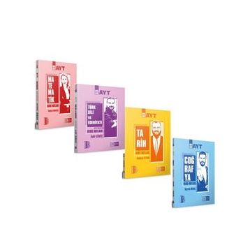 Benim Hocam Ayt Matematik Türk Dili Edebiyat Tarih ve Coğrafya Video Destekli Konu Seti 4 Kitap