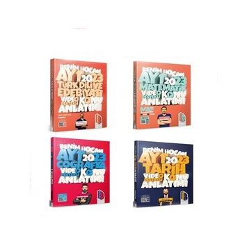 Benim Hocam Ayt Matematik Türk Dili Edebiyat Tarih ve Coğrafya Video Destekli Konu Seti 4 Kitap