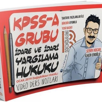 Benim Hocam Yayınları 2019 KPSS A Grubu İdare Ve İdari Yargılama Hukuku Video Ders Notları