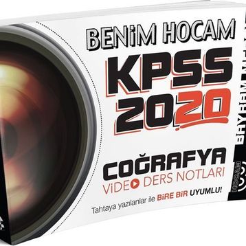 Benim Hocam Yayınları 2020 EKPSS Coğrafya Video Ders Notları