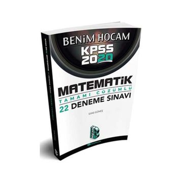 Benim Hocam Yayınları 2020 KPSS Matematik Tamamı Çözümlü 22 Deneme