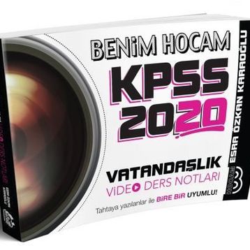 Benim Hocam Yayınları 2020 KPSS Vatandaşlık Video Ders Notları