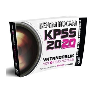 Benim Hocam Yayınları 2020 KPSS Vatandaşlık Video Ders Notları
