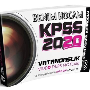 Benim Hocam Yayınları 2020 KPSS Vatandaşlık Video Ders Notları