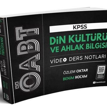 Benim Hocam Yayınları 2020 ÖABT Din Kültürü ve Ahlak Bilgisi Öğretmenliği Video Ders Notları