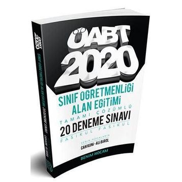 Benim Hocam Yayınları 2020 ÖABT Sınıf Öğretmenliği Alan Eğitimi Tamamı Çözümlü 20 Fasikül Deneme