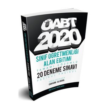 Benim Hocam Yayınları 2020 ÖABT Sınıf Öğretmenliği Alan Eğitimi Tamamı Çözümlü 20 Fasikül Deneme