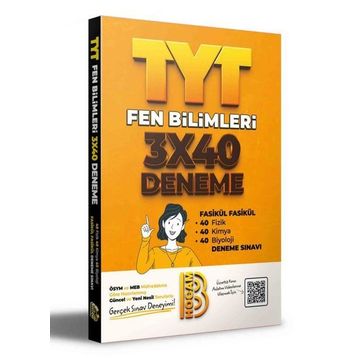 Benim Hocam Yayınları 2021 3x40 Tyt Fen Bilimleri Fasikül Denemeler