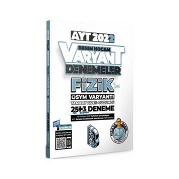 Benim Hocam Yayınları 2022 Ayt Fizik Tamamı Video Çözümlü 25+3 Deneme Sınavı
