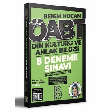 Benim Hocam Yayınları 2022 ÖABT Din Kültürü ve Ahlak Bilgisi Tamamı Çözümlü 8 Deneme Sınavı