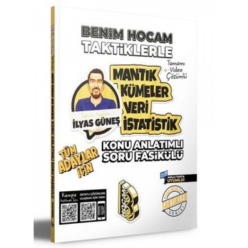 Benim Hocam Yayınları - 2022 Tüm Adaylar İçin Taktiklerle Mantık Kümeler Veri İstatistik Konu Anlatımlı Soru Fasikülü