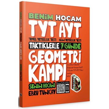 Benim Hocam Yayınları 2022 TYT AYT Taktiklerle 7 Günde Geometri Kampı