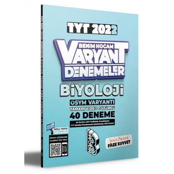 Benim Hocam Yayınları 2022 Tyt Biyoloji Tamamı Video Çözümlü 40 Deneme Sınavı