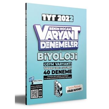 Benim Hocam Yayınları 2022 Tyt Biyoloji Tamamı Video Çözümlü 40 Deneme Sınavı