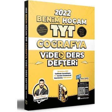 Benim Hocam Yayınları 2022 Tyt Coğrafya Video Ders Defteri ve Soru Bankası Seti