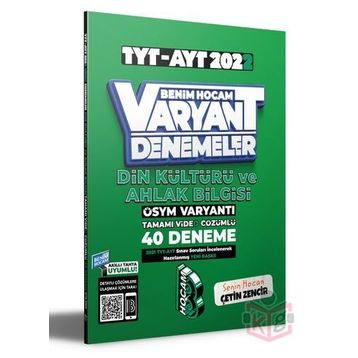 Benim Hocam Yayınları 2022 TYT Din Kültürü Ve Ahlak Bilgisi Tamamı Video Çözümlü 40 Deneme Sınavı