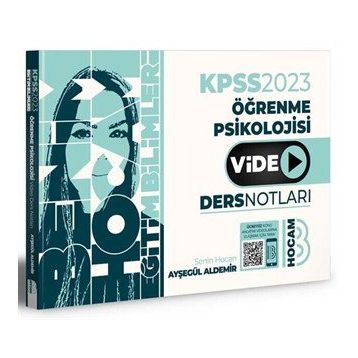 Benim Hocam Yayınları - 2023 KPSS Eğitim Bilimleri Öğrenme Psikolojisi Video Ders Notları