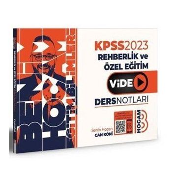 Benim Hocam Yayınları - 2023 KPSS Eğitim Bilimleri Rehberlik Video Ders Notları
