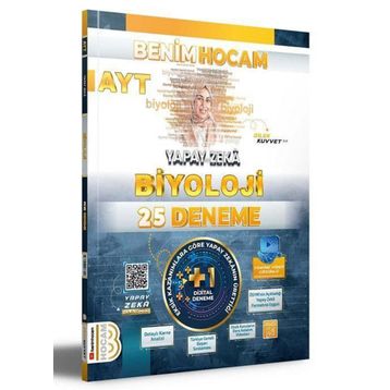Benim Hocam Yayınları - 2024 AYT Yapay Zeka Biyoloji 25 Deneme