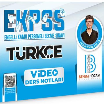 Benim Hocam Yayınları - 2024 EKPSS Türkçe Video Ders Notları