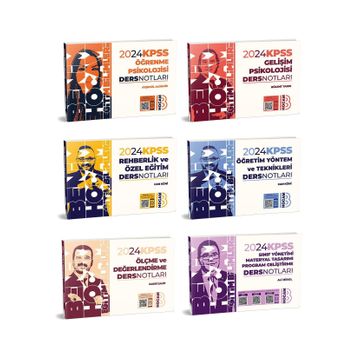Benim Hocam Yayınları 2024 KPSS Eğitim Bilimler Ders Notları Seti