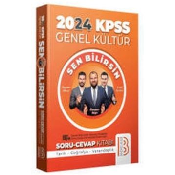 Benim Hocam Yayınları - 2024 KPSS Genel Kültür Sen Bilirsin Tarih-Coğrafya-Vatandaşlık Soru Cevap Kitabı