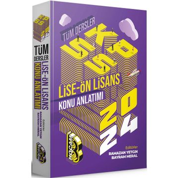 Benim Hocam Yayınları 2024 KPSS Lise Ön Lisans Tüm Dersler Konu Anlatımı