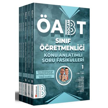 Benim Hocam Yayınları 2024 ÖABT 1-2-3-4-5-6-7 Sınıf Öğretmenliği Konu Anlatımlı Soru Fasikülleri