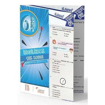 Benim Hocam Yayınları 6. Sınıf İngilizce Çek Kopar Yaprak Test