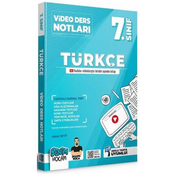 Benim Hocam Yayınları 7. Sınıf Türkçe Video Ders Notları