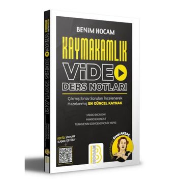 Benim Hocam Yayınları Kaymakamlık Video Ders Notları