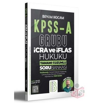 Benim Hocam Yayınları KPSS A Grubu İcra ve İflas Hukuku Tamamı Çözümlü Soru Bankası