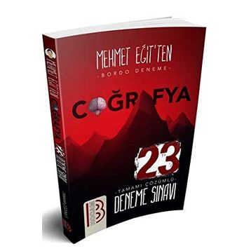 Benim Hocam Yayınları KPSS Coğrafya Tamamı Çözümlü 23 Deneme Sınavı